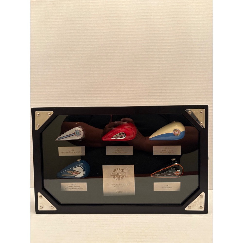 Harley-Davidson 2006 Frazier's Buford GA Gas Tank Shadow Box Display Case